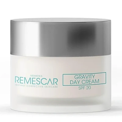 Bild av Remescar Gravity Day Cream SPF 20 50 ml främjar kollagen och elastin för att förbättra hudmotståndet minskar synliga tecken på hud åldrande rynkor ger fukt