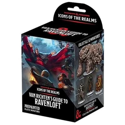 Bild av WizKids D&amp;D ikoner av Realms Miniegenskaper: Van Richtens guide till Ravenloft (set 21) 8 ct Booster (enkel enhet)
