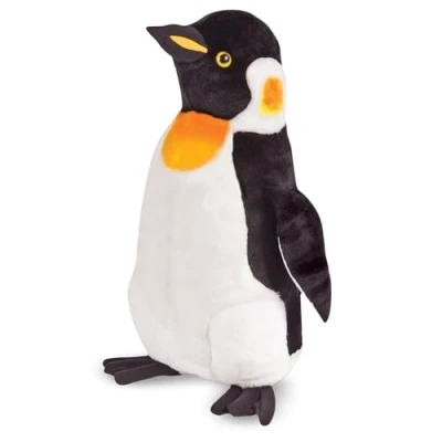 Bild av Melissa &amp; Doug Penguin Plysch Mjuk leksak Djur Alla åldrar Present till pojke eller flicka