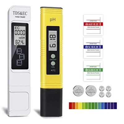 Bild av GuDoQi PH mätare, TDS mätarkombo, pool vattentest kit, testare digital, PPM 0,01 upplösning EC temperatur 4 i 1 set för dricksvatten, hydroponik, RO system, akvarium, simning