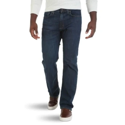 Bild av Wrangler Authentics herr klassisk komfort midja jeans, Kol, 38W x 36L