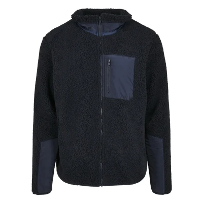 Bild av Urban Classics Fleecejacka för barn, Storlek: 122/128, Midnightnavy
