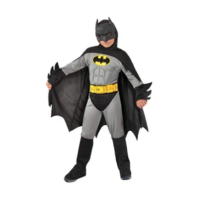 Bild av Batman Classic costume disguise boy official DC Comics (Size 5 7 years) with padded muscles