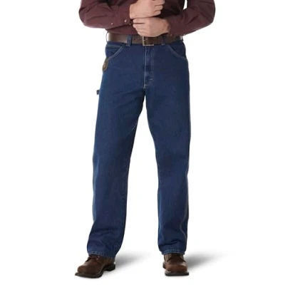 Bild av Wrangler Riggs arbetskläder herr arbetshäst Jean, Antik indigo, 35W x 32L