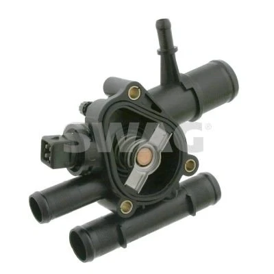 Bild av SWAG 60 92 4157 Thermostat d&#039;eau 83 avec joint d&#039;étanchéite Matière plastique boîtier RENAULT: CLIO 2, TRAFIC 2 Kasten, Bus