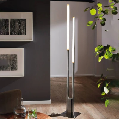 Bild av EGLO connect Fraioli Z LED golvlampa nickel matt