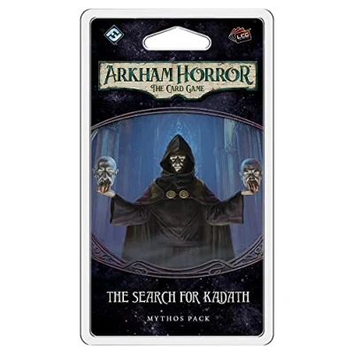 Bild av Fantasy flygspel, Arkham skräck kortspelet: Mythos Pack 5.1. Sök efter Kadath, kortspel, åldrarna 14+, 1 till 4 spelare, 60 120 minuters speltid