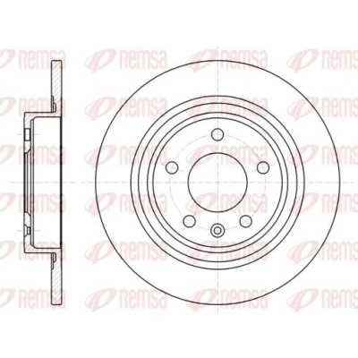 Bild av REMSA 61315.00 Disque de frein Essieu arrière 292,2, 292,2 12 5 plein OPEL: Astra J portes, Zafira C Tourer, GTC, CHEVROLET: Cruze Berline