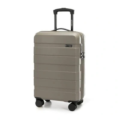 Bild av WITTCHEN COMODO Line resväska handbagage set av ABS teleskophandtag TSA lås 4 dubbelhjul, Guld, Handgepäck,