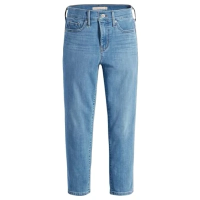 Bild av Levi&#039;s Shaping Capri Jeansshorts Lapis level, Storlek: 27, level