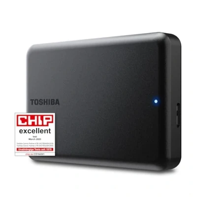 Bild av Toshiba Canvio Partner 4 TB Portable 2,5 tum extern hårddisk, USB 3.2, Mac och Windows kompatibel. Xbox, PS4, PS5