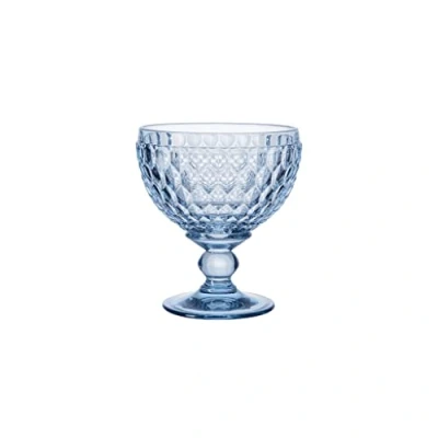 Bild av Villeroy och Boch Boston col. Champagneskål blå, extravagant, attraktivt glas för champagne, kristallglas, 400 ml, 125 mm
