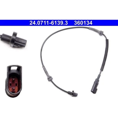 Bild av ATE 24.0711 6139.3 Capteur ABS 638 FORD: Tourneo Connect, Transit Connect Mk1 Van