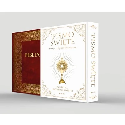 Bild av Pismo Święte Starego I Nowego Testamentu. Biblia Domowa.: Pamiątka Komunii Świętej