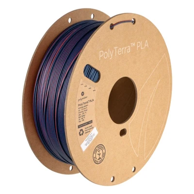 Bild av Polymaker Polyterra PLA Dual Color 1.75mm 1kg Mixed Berries (Red Dark Blue)