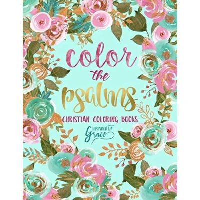 Bild av Color The Psalms: Inspired To Grace: Christian Coloring Books: A Scripture Book for Adults &amp; Teens: 1