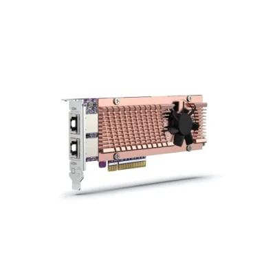 Bild av QNAP QM2 2P410G2T storage controller PCIe 4.0 x4 (NVMe) x8