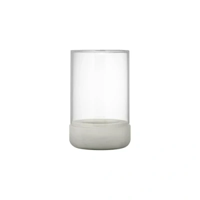 Bild av Blomus CALMA Lantern Lykta Light Gray Medium H20 x L12 W12 cm
