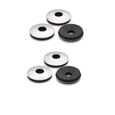 Bild av ANSIEDIO EPDM tätningsskivor med neoprenbeläggning av rostfritt stål för skruvar, M5,5 x 16 mm, 50 st