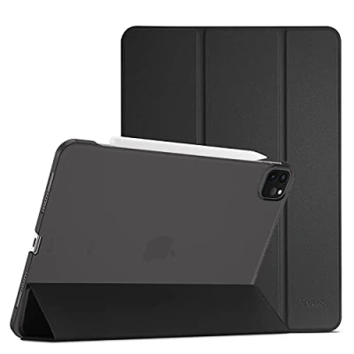 Bild av ProCase fodral för iPad Air 13 tum M2 2024/iPad Pro 12,9 (6/5/4/3 gen) trippelskyddsfodral, ultratunt smart fodralskydd (M2) 2022/2021/2020/2018 svart