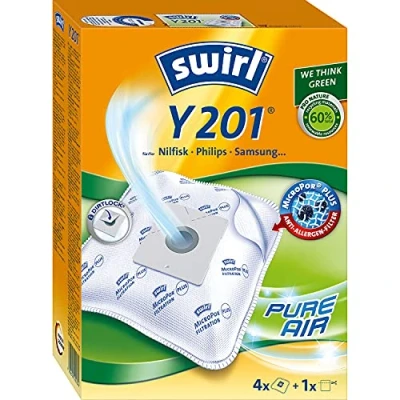 Bild av Swirl® Y 201 EcoPor® dammsugarpåsar för Nilfisk, Samsung, 4 påsar