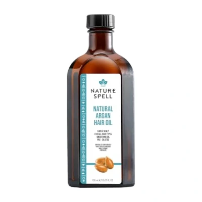 Bild av Nature Spell Arganolja för hår &amp; kropp 150 ml, mot kluvna toppar, ärrreducering på huden, alla och hudtyper