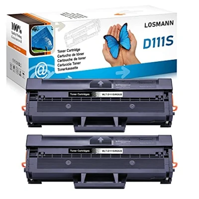 Bild av LOSMANN 2 x toner kompatibel för Samsung MLT D111S D111L Xpress M2020 M2020W M2021 M2021W M2022 M2022W M2026 M2026W M2070 M2070F M2070FW M2070W W M2071FH M2071FW M2071HW M2078 M2078F
