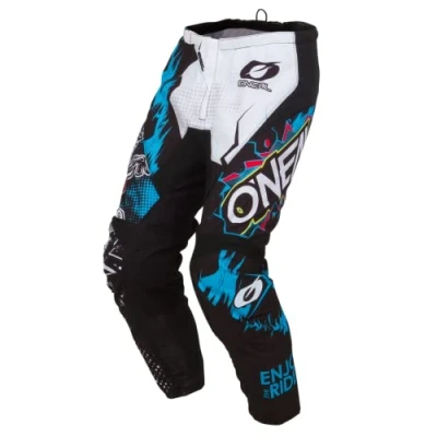Bild av O&#039;NEAL Motocrossbyxor MX Enduro exceptionell rörelsefrihet, helt fodrad, gummipolstring för extra skydd Byxor Element Villain Vuxna Vit Storlek 40