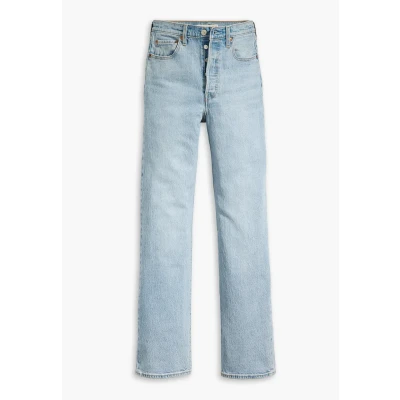 Bild av Levi&#039;s Ribcage FULL Length Button FLY Jeans straight leg, Storlek: 28x32, Samba tango light