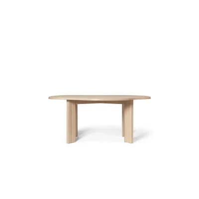 Bild av Ferm Living Tarn Desk Pyjamas White Oiled Beech B: 90 x H: 73.9 D: 170 cm