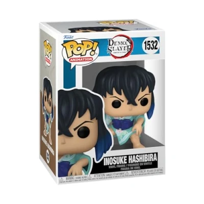 Bild av Funko POP! Animation: Demon Slayer Inosuke Hashibira (Kimono) Samlingsbar vinylfigur Presentidé Officiell Merchandise Leksaker för barn och vuxna Anime Fans Modellfigur samlare