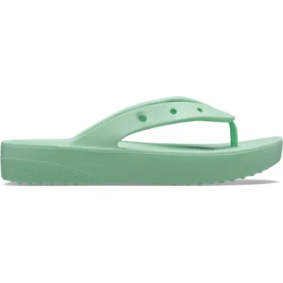 Bild av Crocs Damer Classic Platform Flip W träsko, Jade Stone, 41 EU
