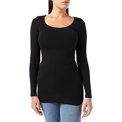Bild av Vero Moda Vmmaxi My Ls Soft 10152908 Långärmad Tröja För Kvinnor, Svart, 38