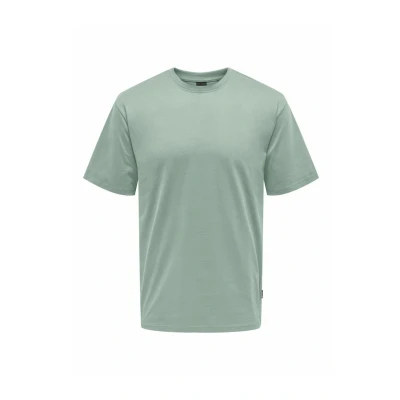 Bild av ONLY &amp; SONS Onsfred Life RLX Ss Tee Noos, Isberggrön, XS
