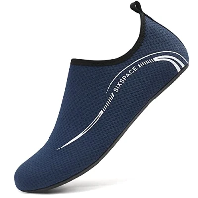 Bild av Sixspace Badskor för damer och herrar, vattenskor, snabbtorkande simskor, strandskor, halkfria, aquashoes, storlekar: 34 47, 45 EU