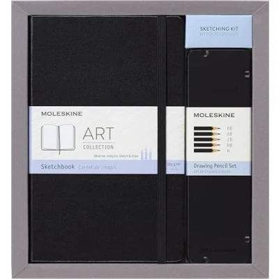 Bild av Moleskine Art Collection Sketching Kit Sketchbook + Drawin