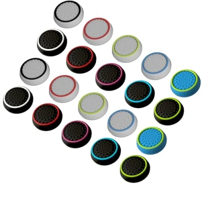 Bild av MatoSan® 20 Thumb Stick Cover Grip Tillbehör Aim Assist för XBOX One Series X S Switch Pro Controller PS5 PS4 Thumbstick Joystick Protection