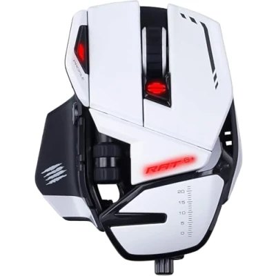 Bild av MadCatz R.A.T. 6+ optisk spelmus, vit