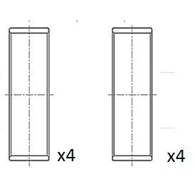 Bild av FAI AutoParts BB2026 STD Coussinets De Vilebrequin PEUGEOT: 207 3/5 portes, 3008 I, CC, CITROËN: DS3 3 Berlingo II Van, DS5 5 portes