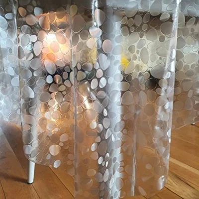 Bild av Home Direct rektangulär vaxduk klar PVC avtorkningsbar bordsduk 140 cm x 180 55 70