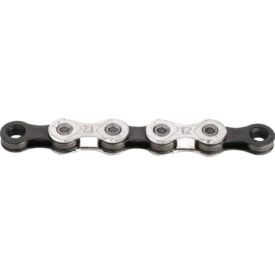 Bild av KMC X12 12 hastighetskedja, silver/svart, 126 länkar