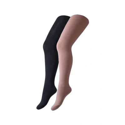 Bild av camano Online Children 2 PACK Strumpbyxor för barn, Storlek: 110/116, Navy/fuchsia