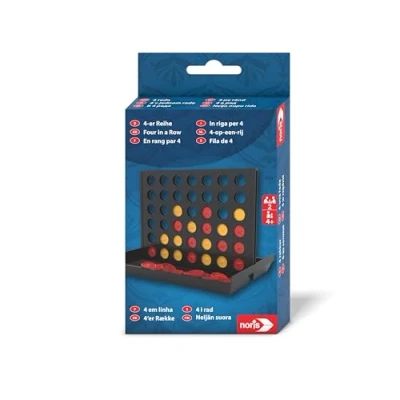 Bild av Noris 606102061 klassiska spel 4 pack den populära klassikern i reseformat, för 2 spelare från år