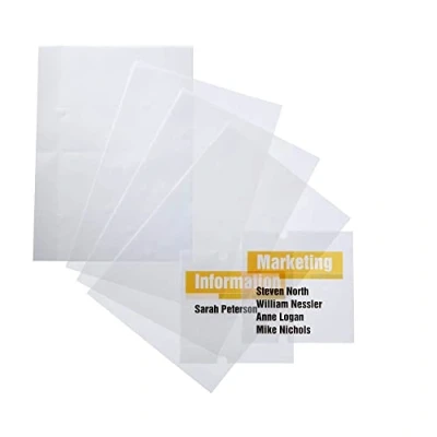 Bild av Durable 483119 Insticksark CRYSTAL SIGN (148x105mm), transparent, 10 stycken