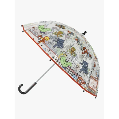 Bild av Marvel bubbla paraply manuell öppning superhjältetryck tillverkad av 100% POE med glasfiberstruktur originalprodukt designad i Spanien, Flerfärgad, Modern