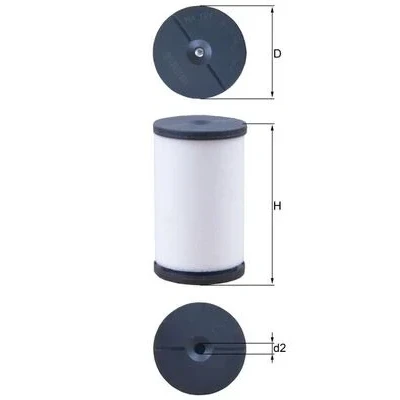 Bild av Hydraulikfilter, automatväxel KNECHT HX 191