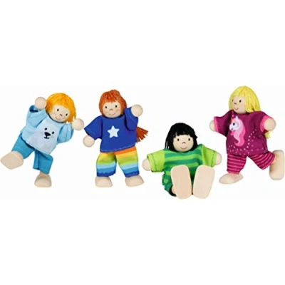 Bild av Goki Flexibla Gäng flickor Baby dockor, Flera färger (51499)