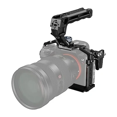Bild av SMALLRIG A7 III / A7R Cage, Camera Cage för Sony Alpha 7 III/Alpha 7R III, med Topphandtag, HDMI Cable Clamp 4198