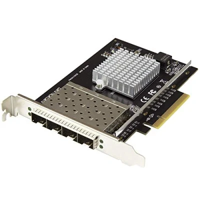 Bild av StarTech.com Quad Port SFP+ Server Network Card PCI Express Intel XL710 Chip netværksadapter