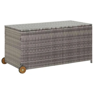 Bild av vidaXL Dynbox ljusgrå 120x65x61 cm konstrotting